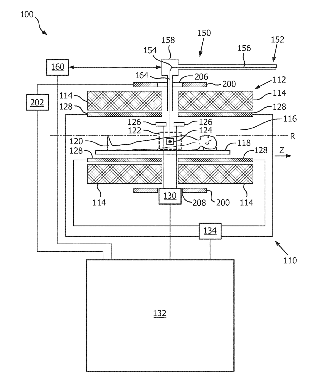 Charged particle beam therapy and magnetic resonance imaging