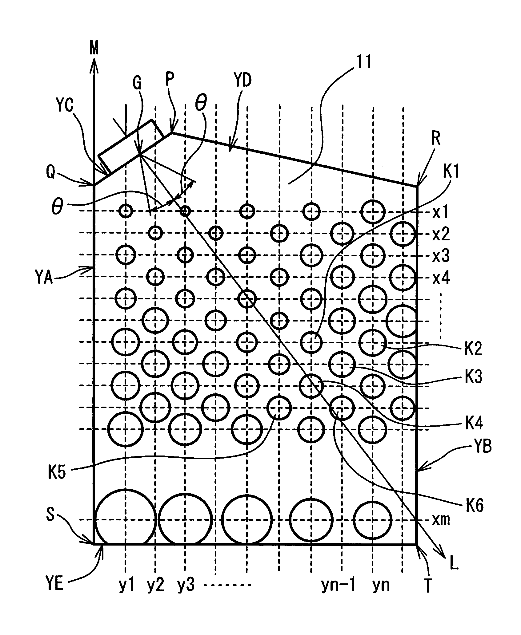 Spread illuminating apparatus with light conductive plate having polygonal configuration