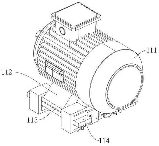 Stably-installed motor