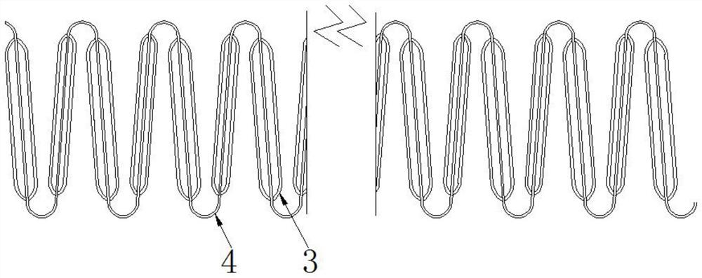 Non-uniform windowing cooling belt