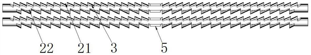 Non-uniform windowing cooling belt