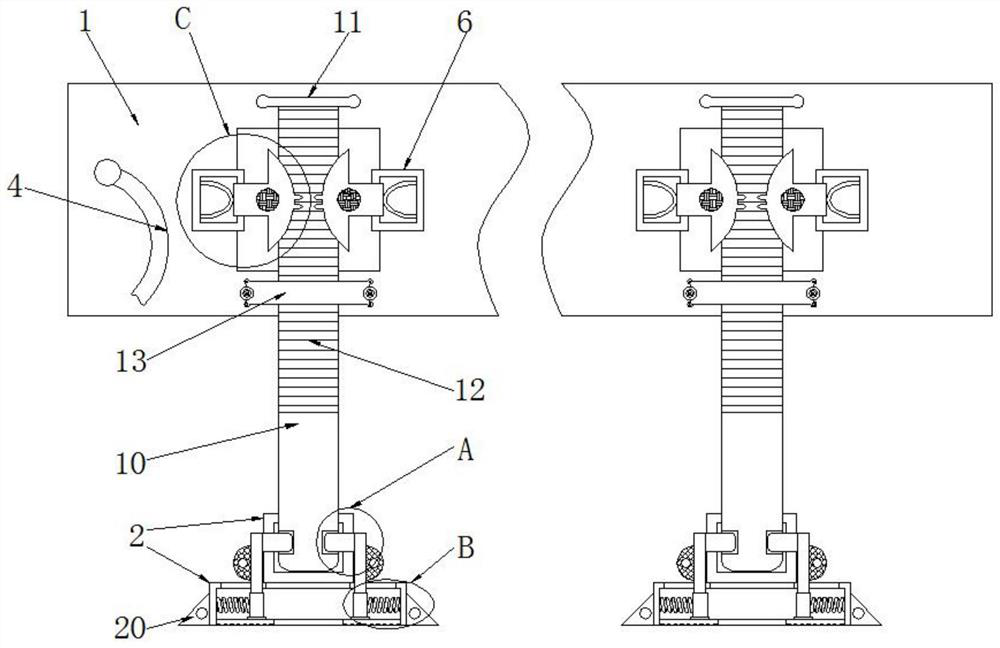 Non-uniform windowing cooling belt