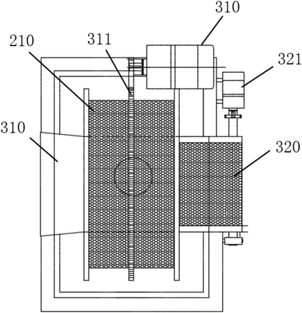 Barrel plating device and barrel plating automatic production line