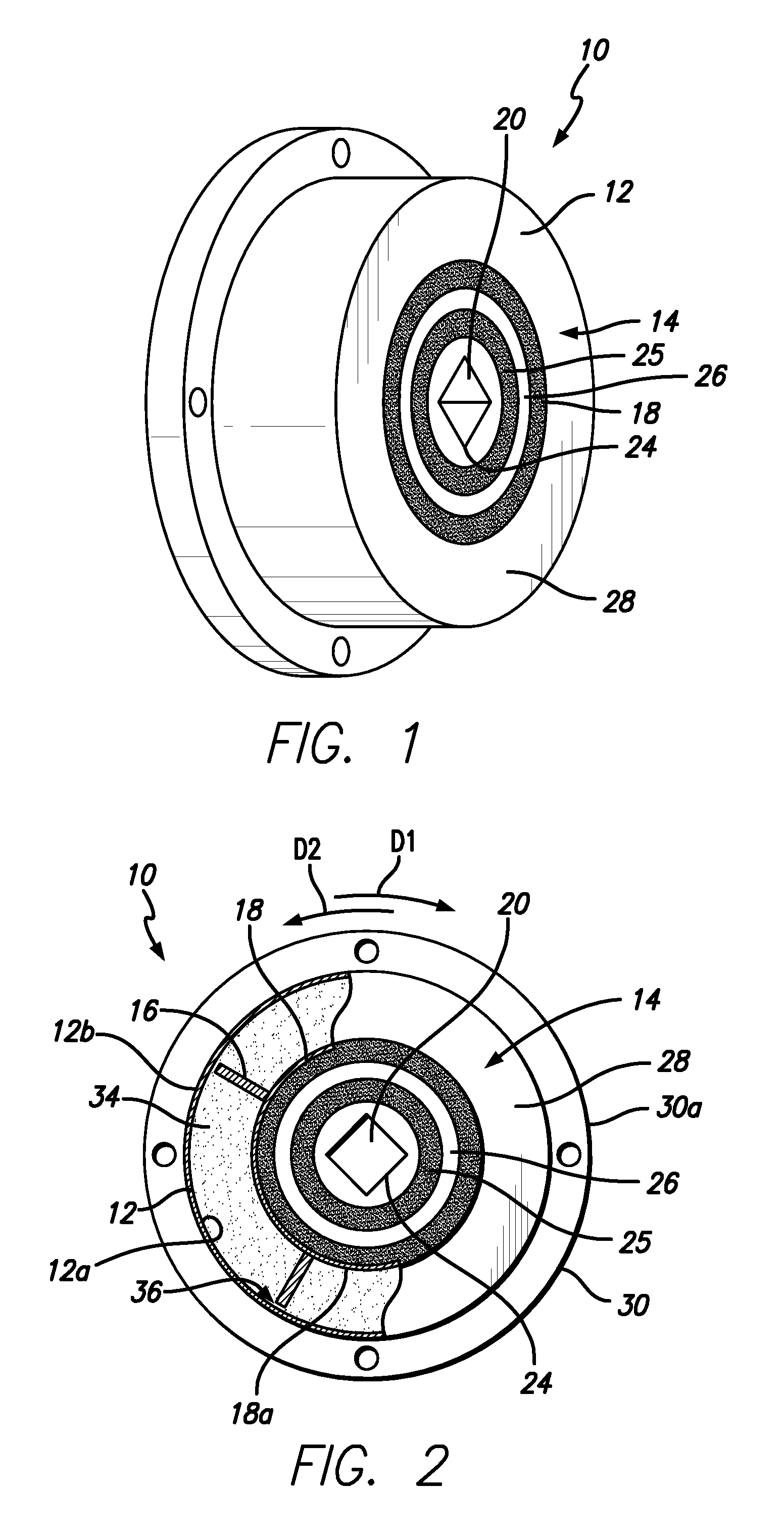 Freewheeling rotary damping mechanism