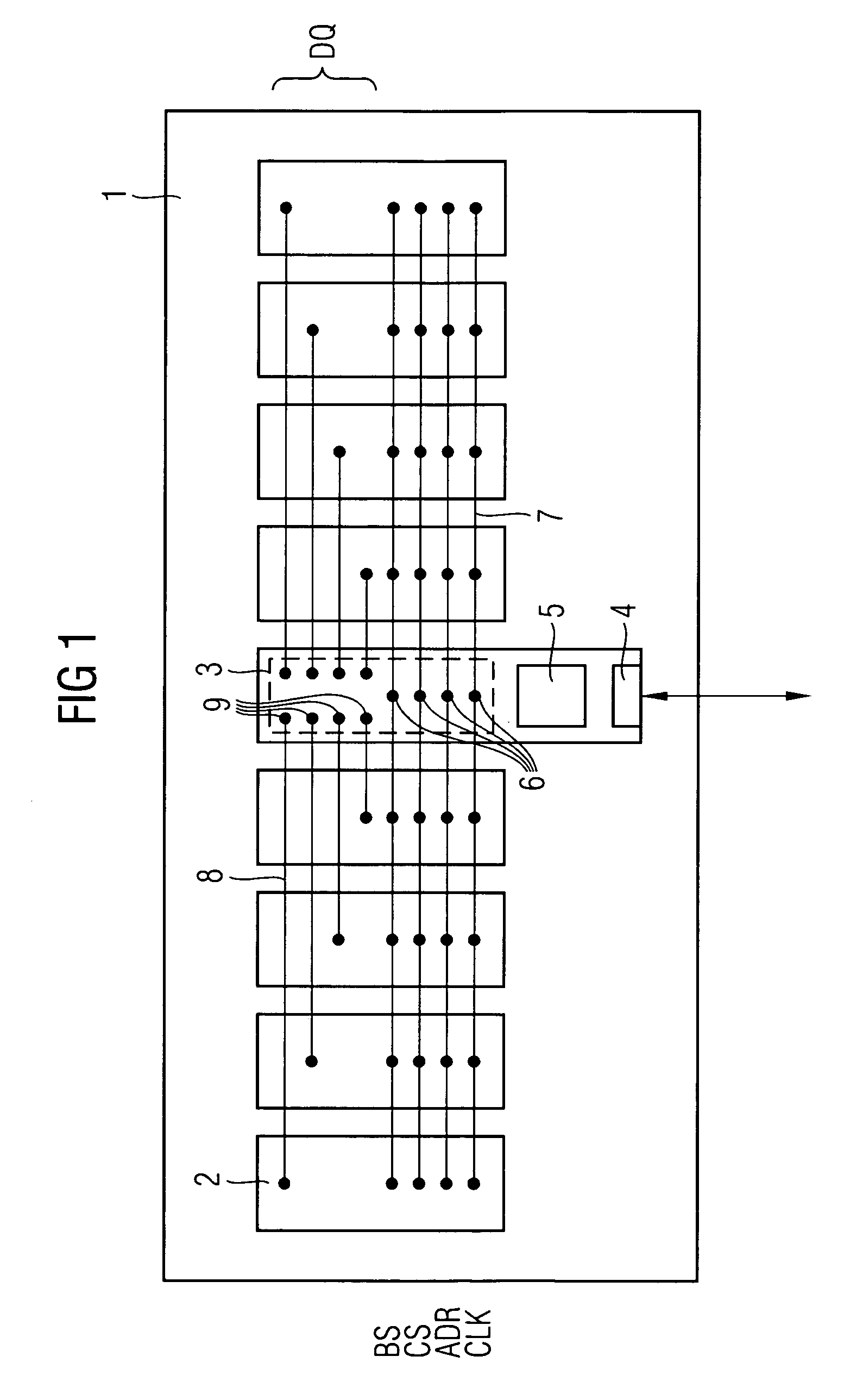 Buffer component for a memory module, and a memory module and a memory system having such buffer component