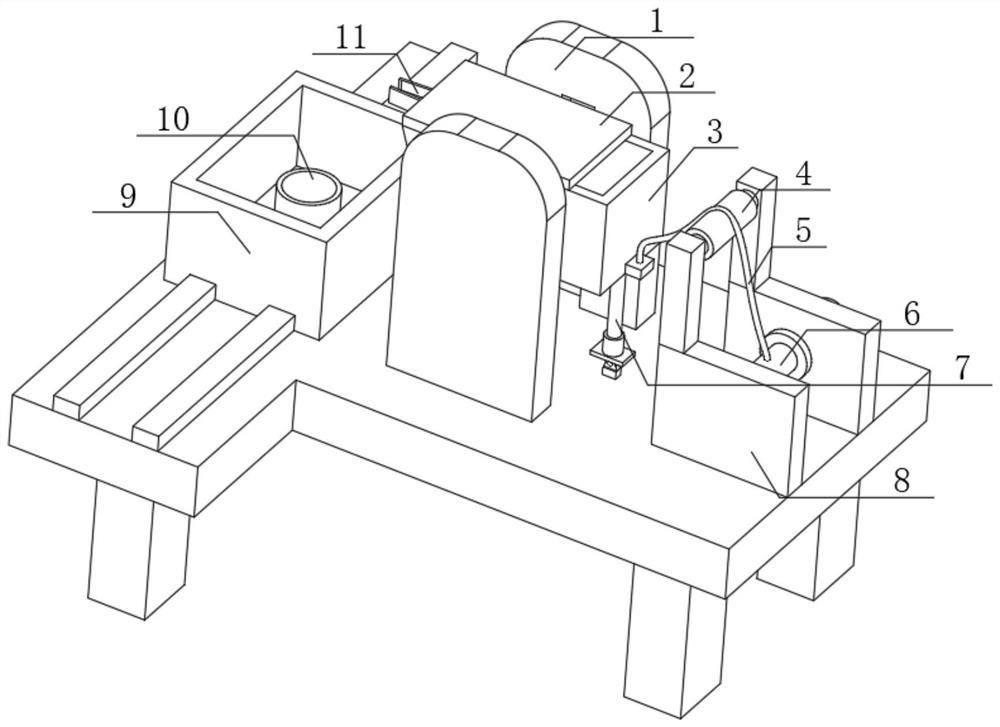 Fan-shaped casting ladle tilting casting machine special for casting production of small castings