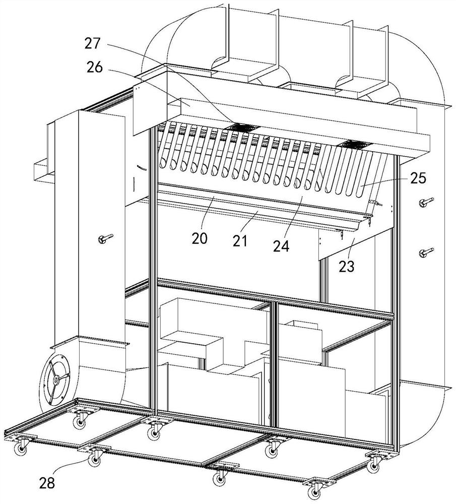 Air quality monitoring demonstration device and use method