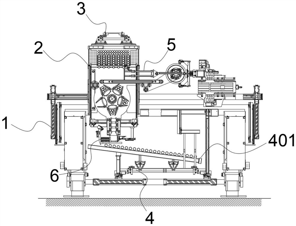 An anti-jamming bar blanking machine for the production of new energy automobile connectors