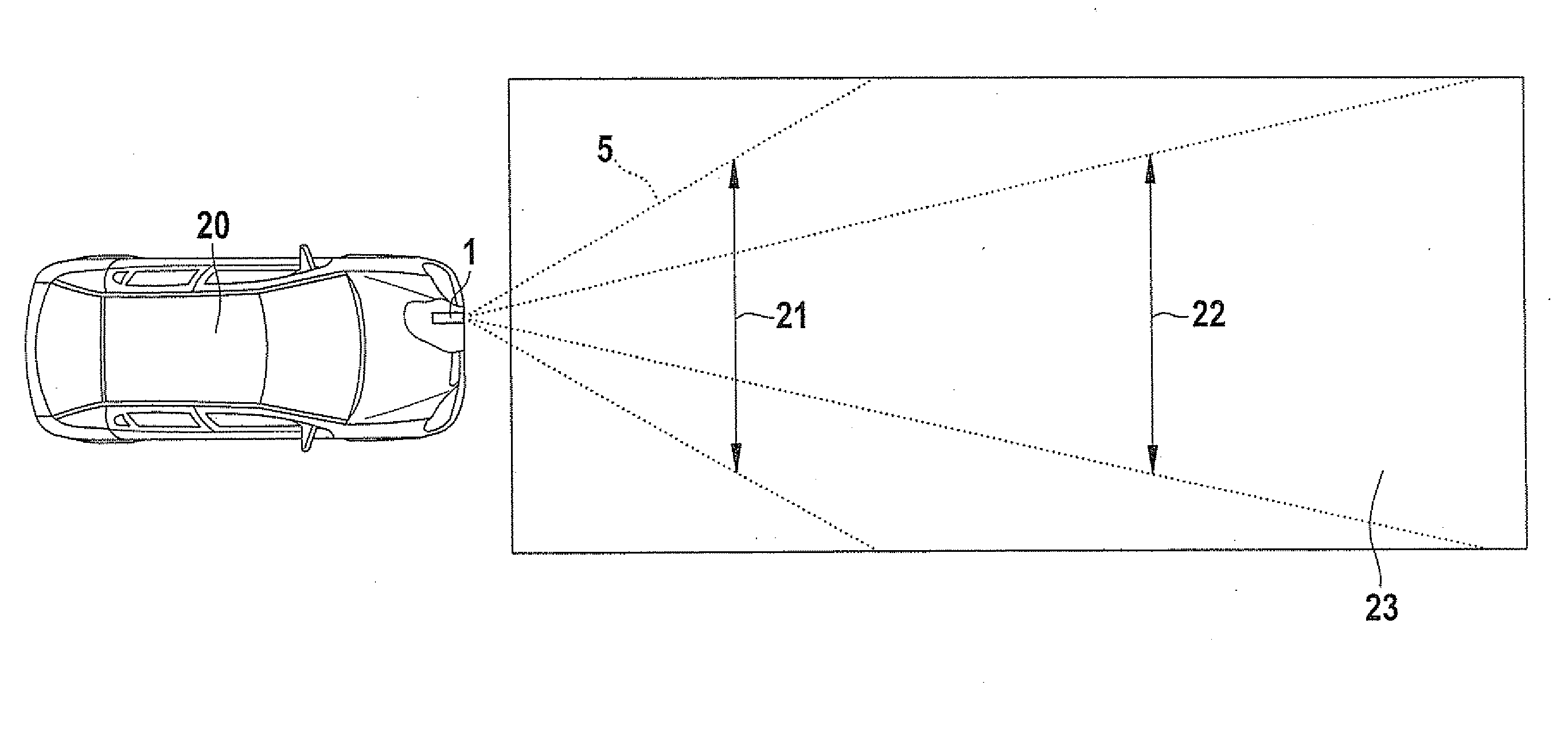 Adaptive angle and power adaptation in 3d-micro-mirror lidar