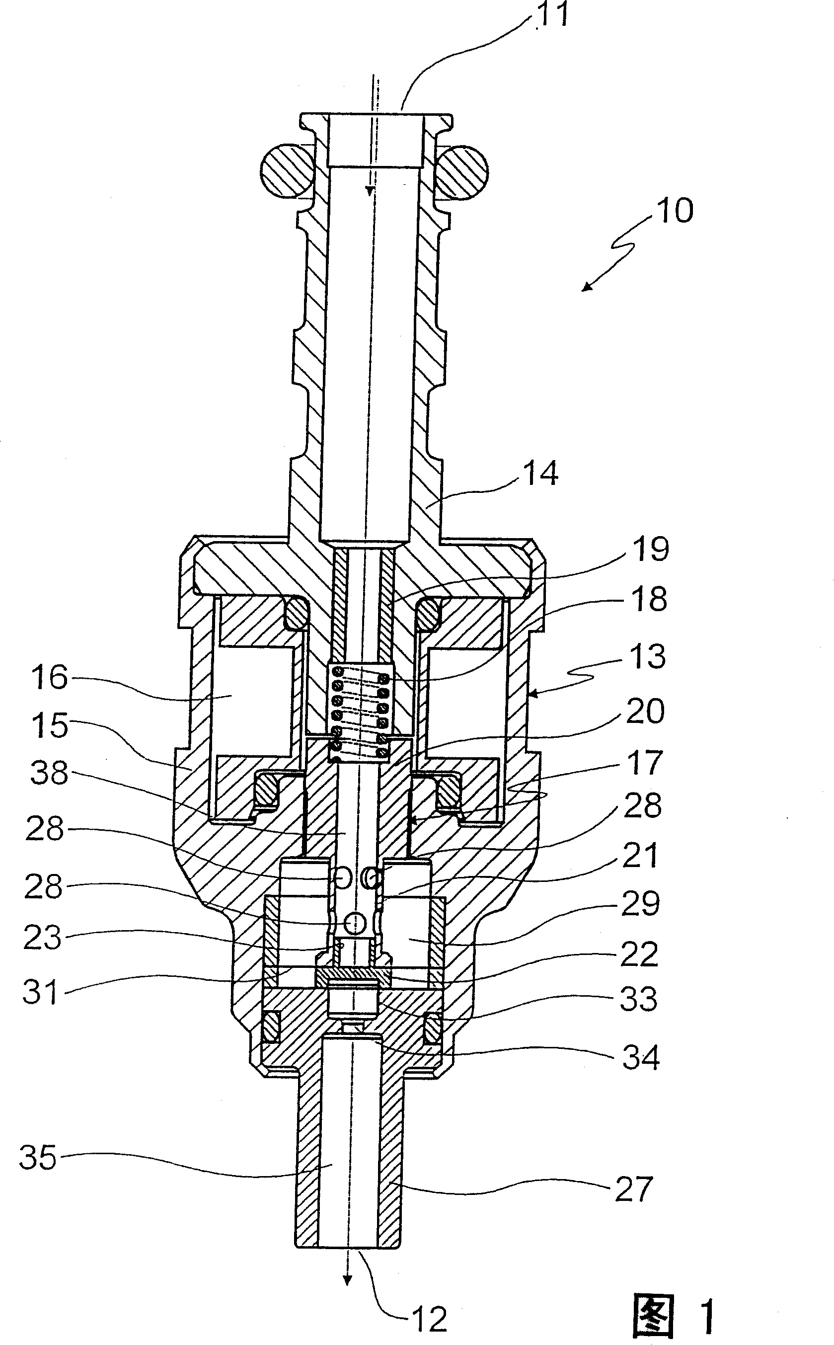 Valve for controlling a fluid