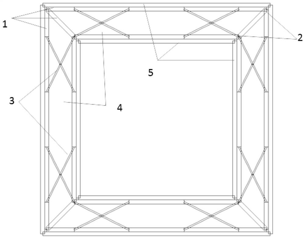 Anti-collision device for floating pier with steel-bamboo sandwich board