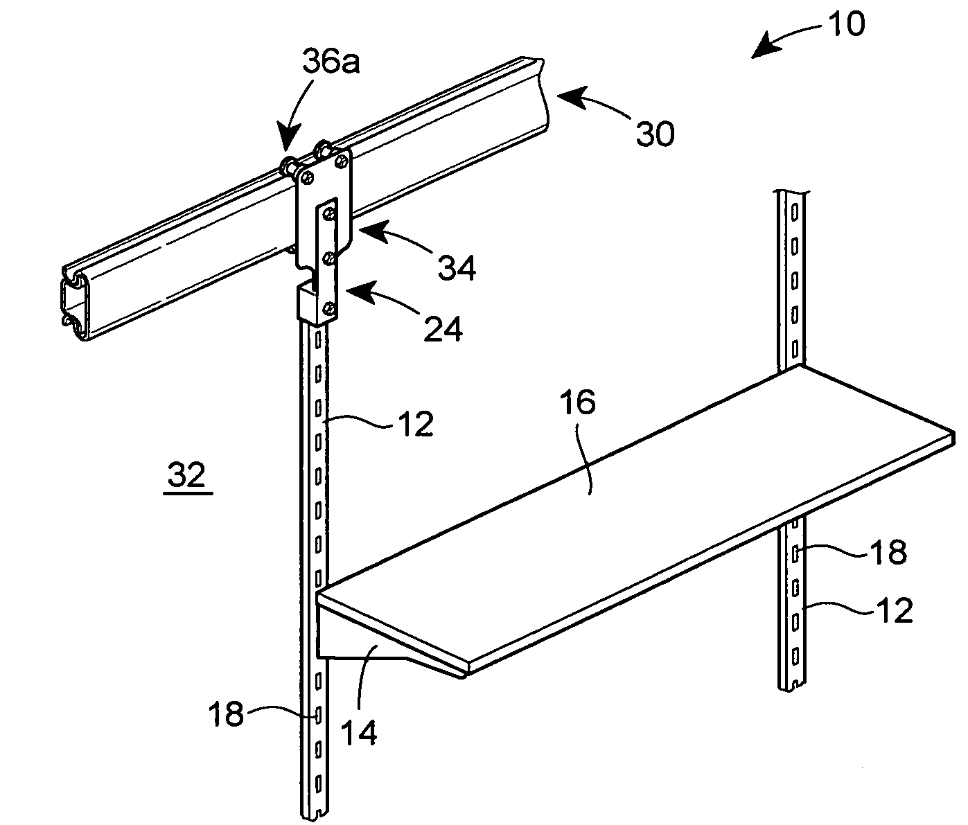 Organizer system and vertical upright with rollers