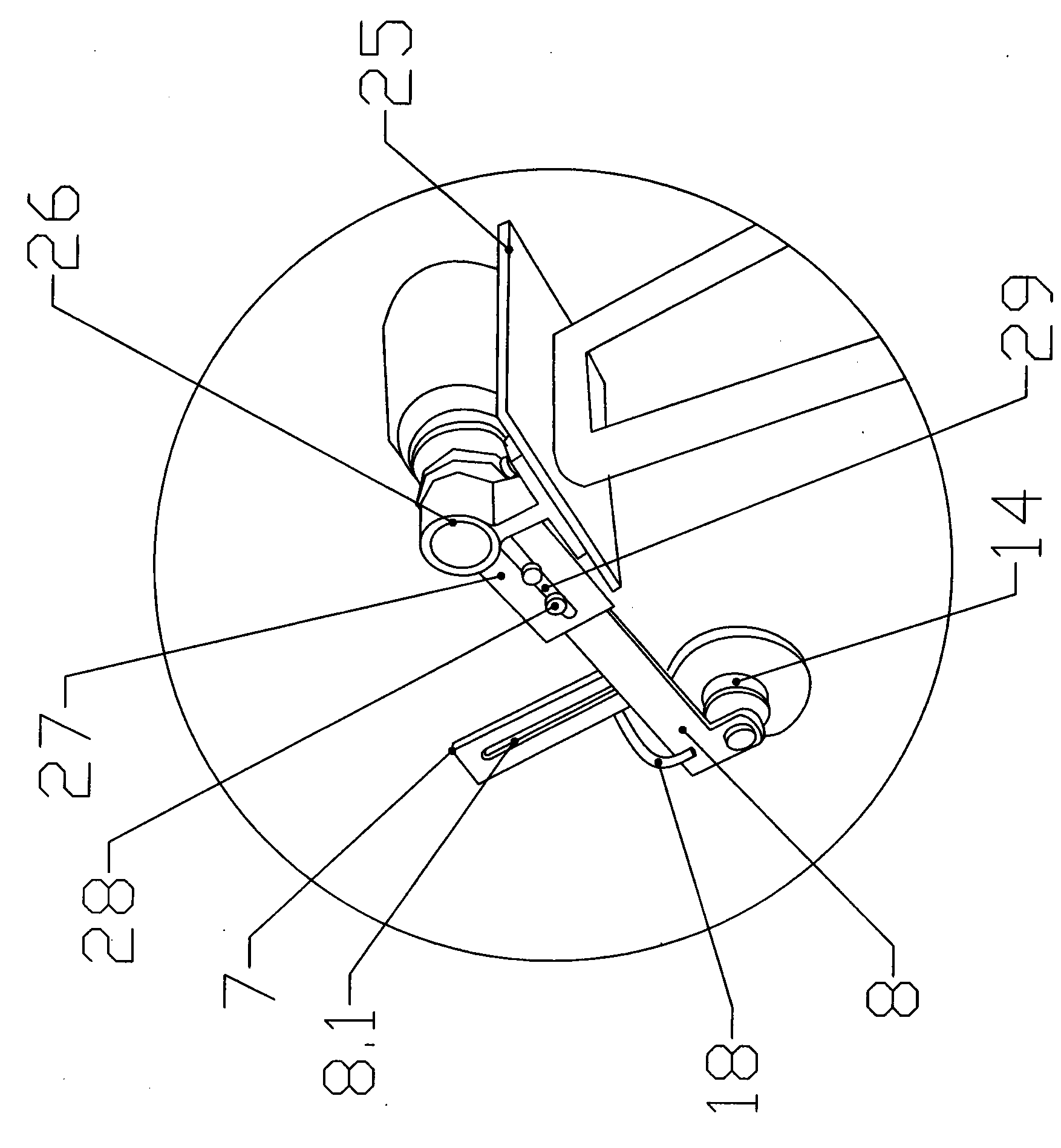 Automatic skillet grinding machine