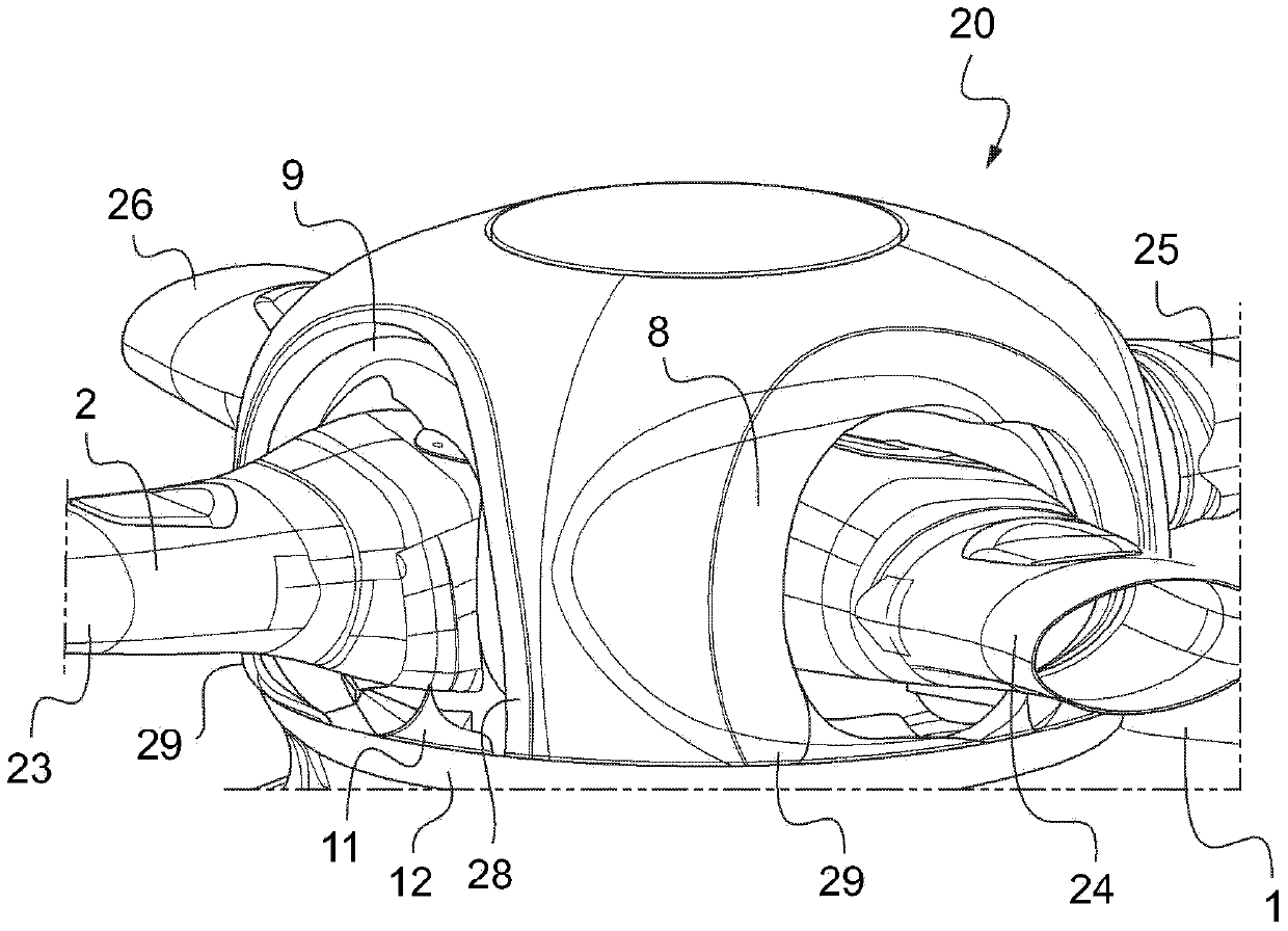 Rotor head of rotary wing flying machine and method of manufacturing and assembling such rotor head