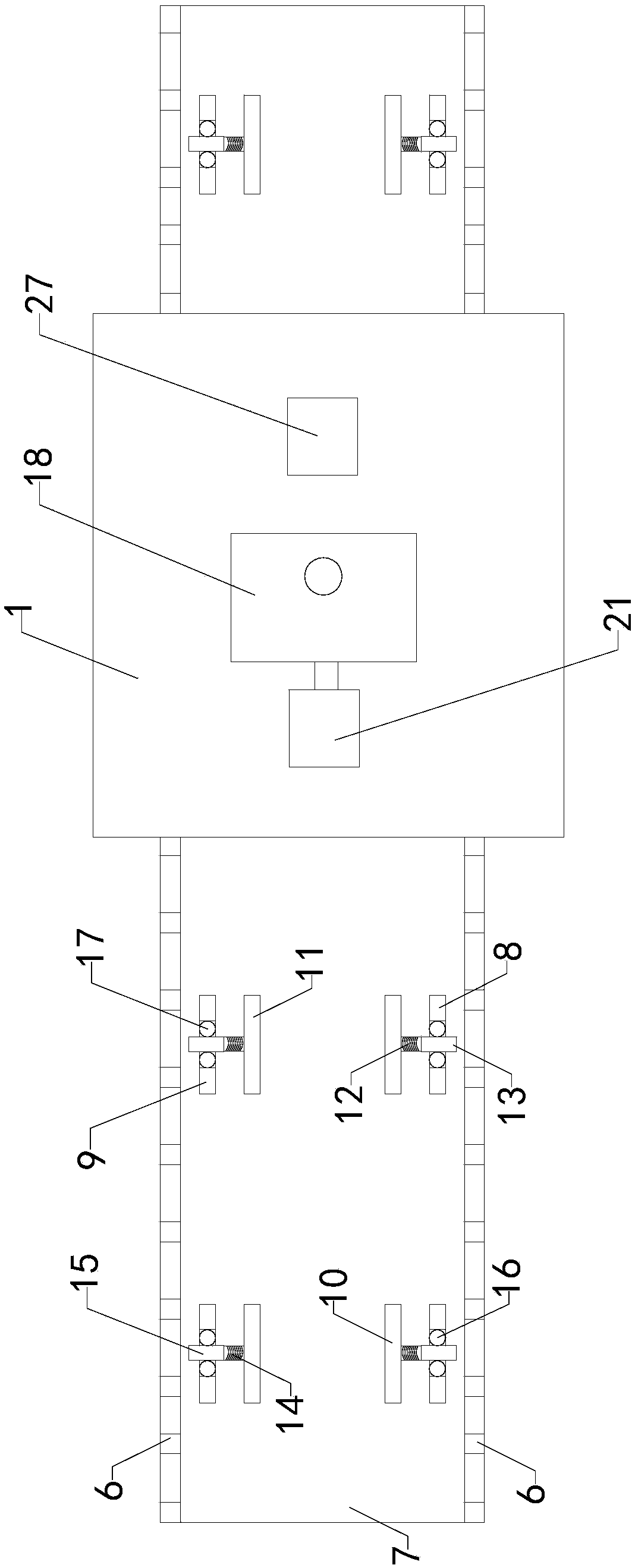 Dismounting device for power battery recovery