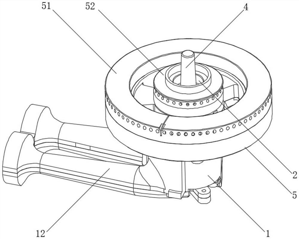 Burner and gas stove