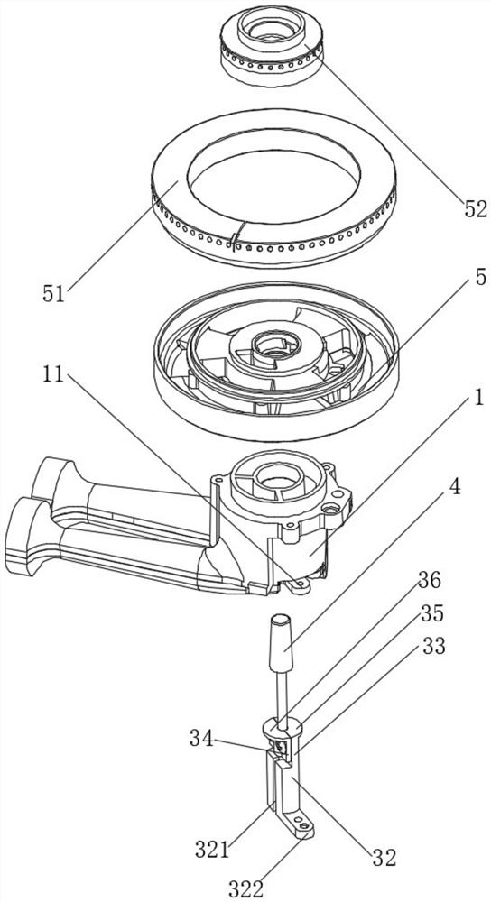 Burner and gas stove