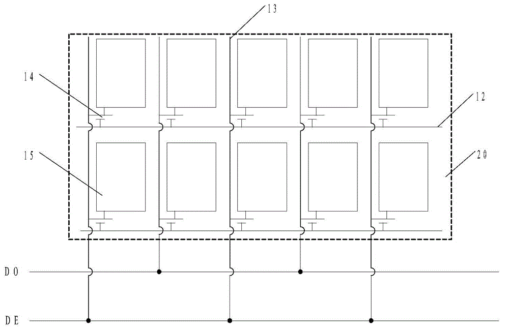 Test circuit, array substrate and display device