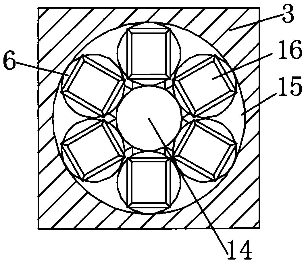 Formula material storage device of intelligent unmanned health beverage processing and selling machine