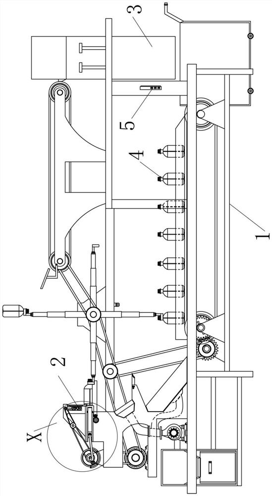 A pp plastic molding and trimming device