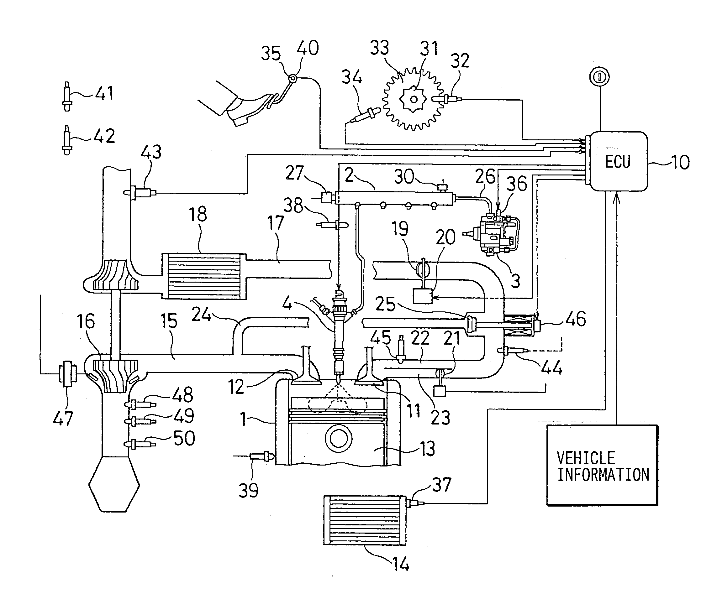 Fuel injection quantity control system for engine