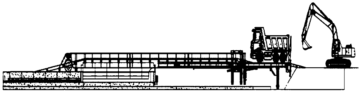 Tunnel invert zone division and process division streamlined construction method