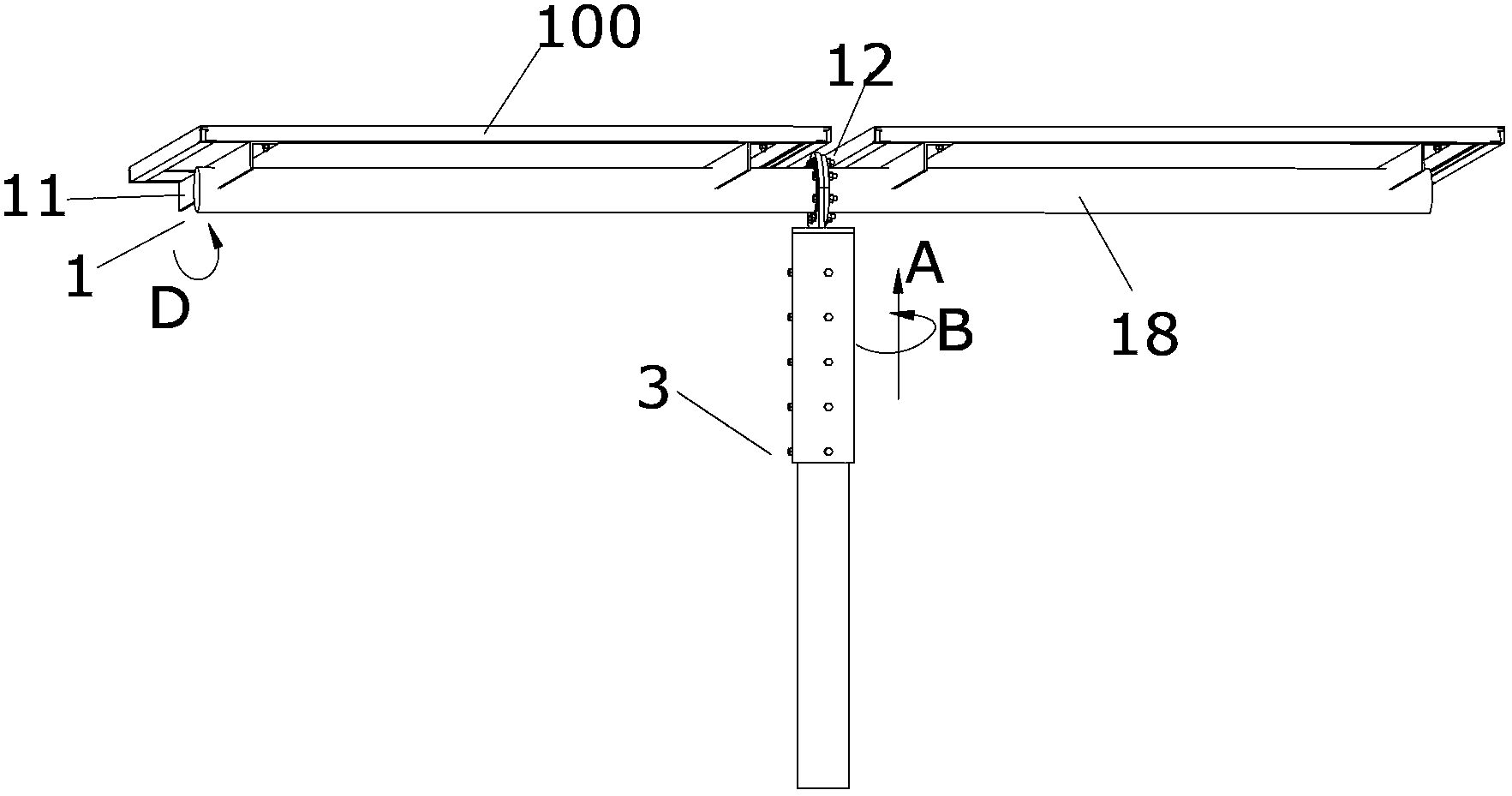 Solar cell panel bracket system