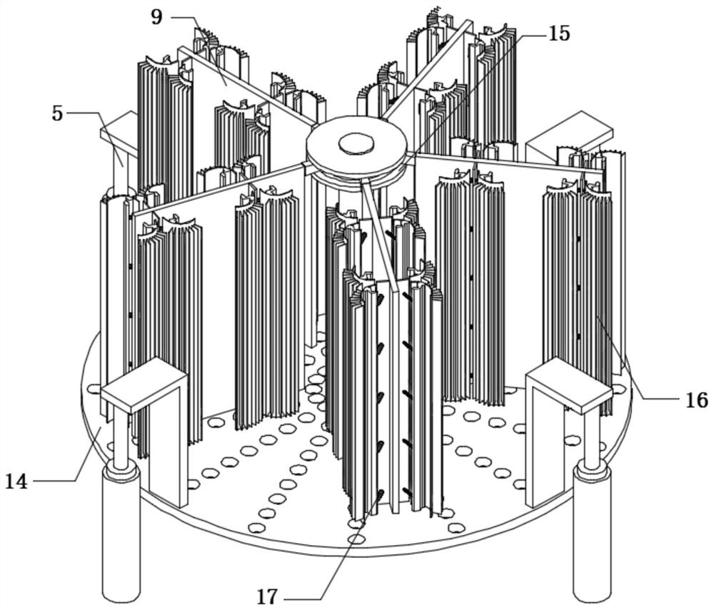 Instrument disinfection device for surgical operation and use method thereof