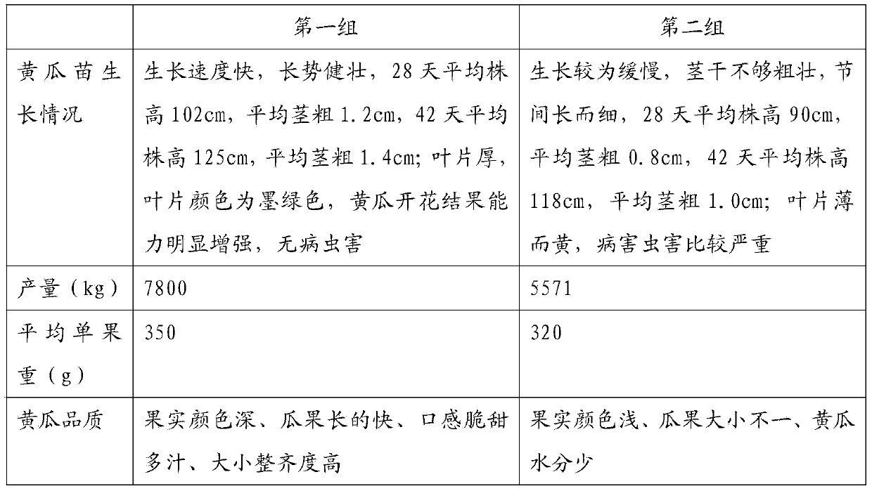 Method for cucumber planting by straw biological fermentation