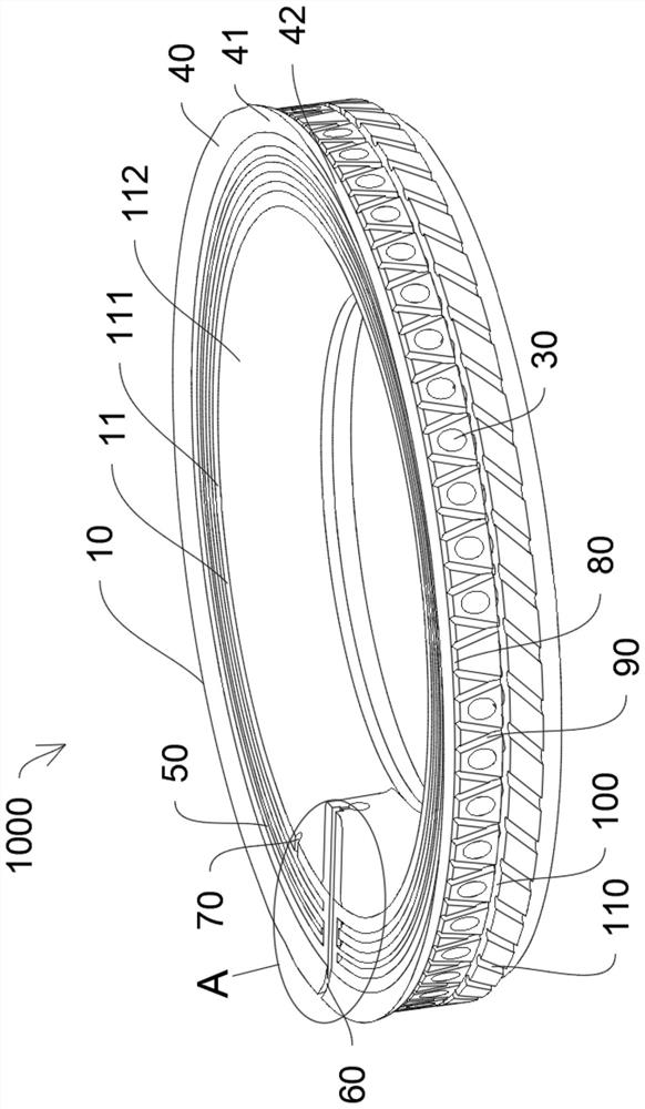 Outer ring burner cap for combustor, combustor and gas stove