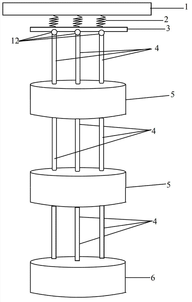 Compound type omni-directional tuning and shock-absorption damping pendulum