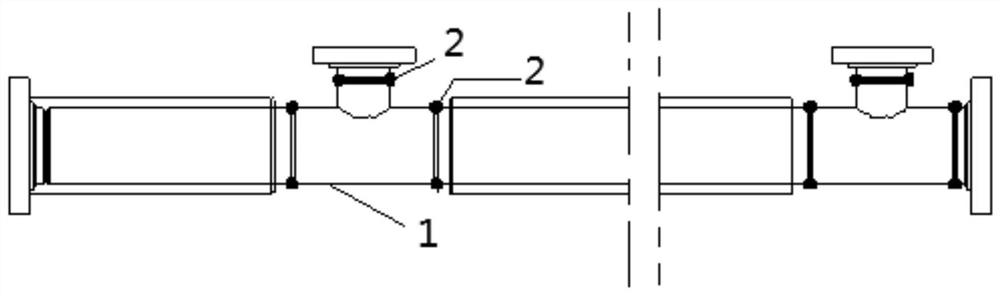 Butt welding assembly method for stainless steel tubes