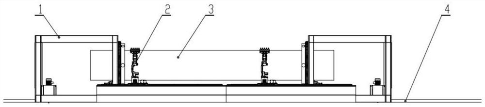 Automatic metal pipeline outer wall plastic coating machine