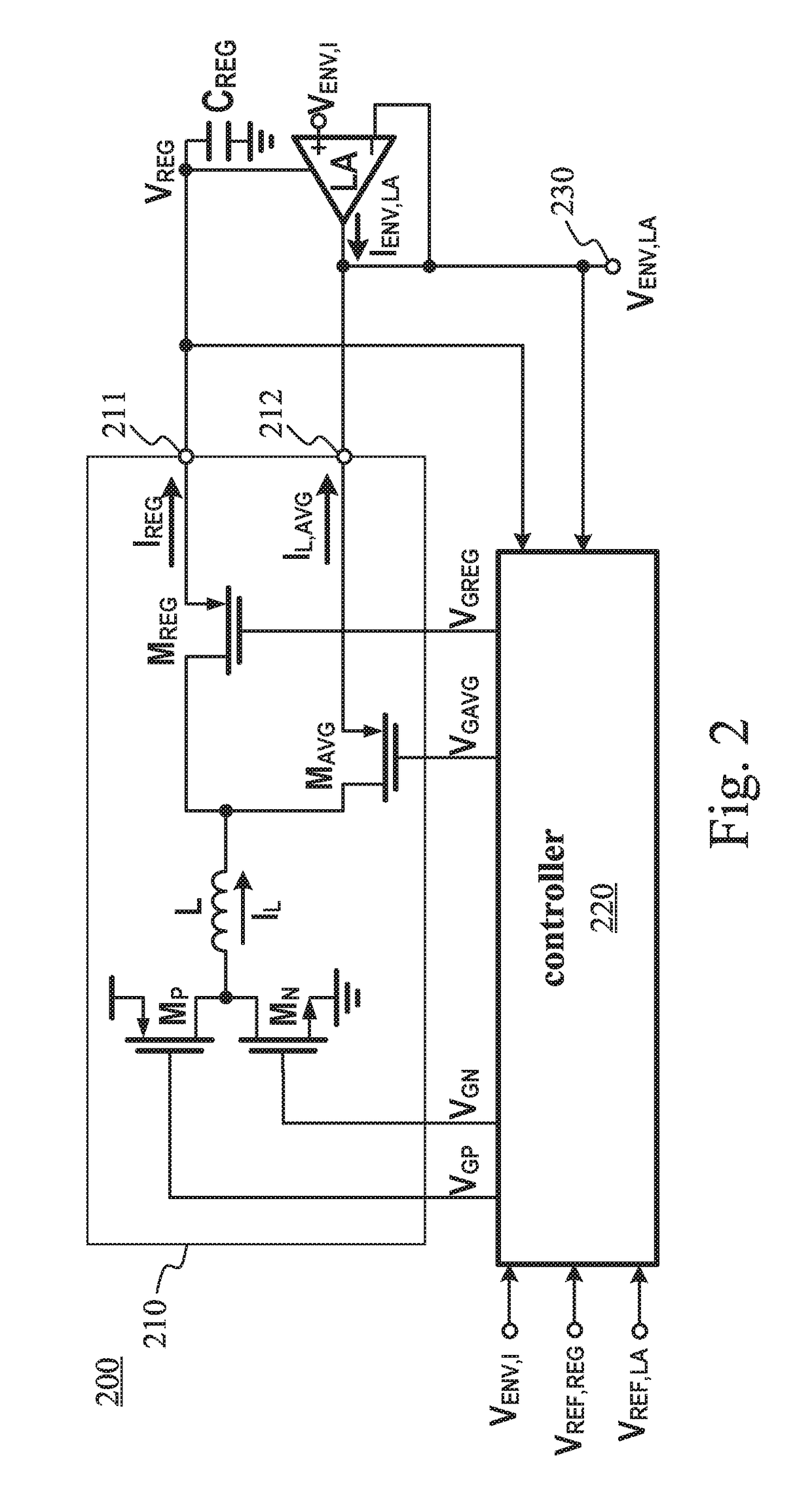 Envelope-tracking power supply modulator