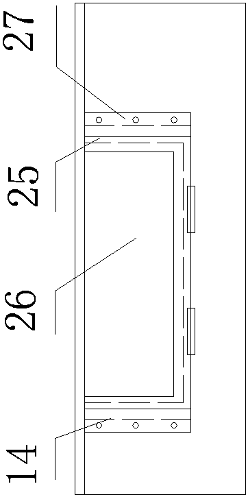 Convenient-to-use desk combined bookshelf facilitating memorizing of English words and using method thereof