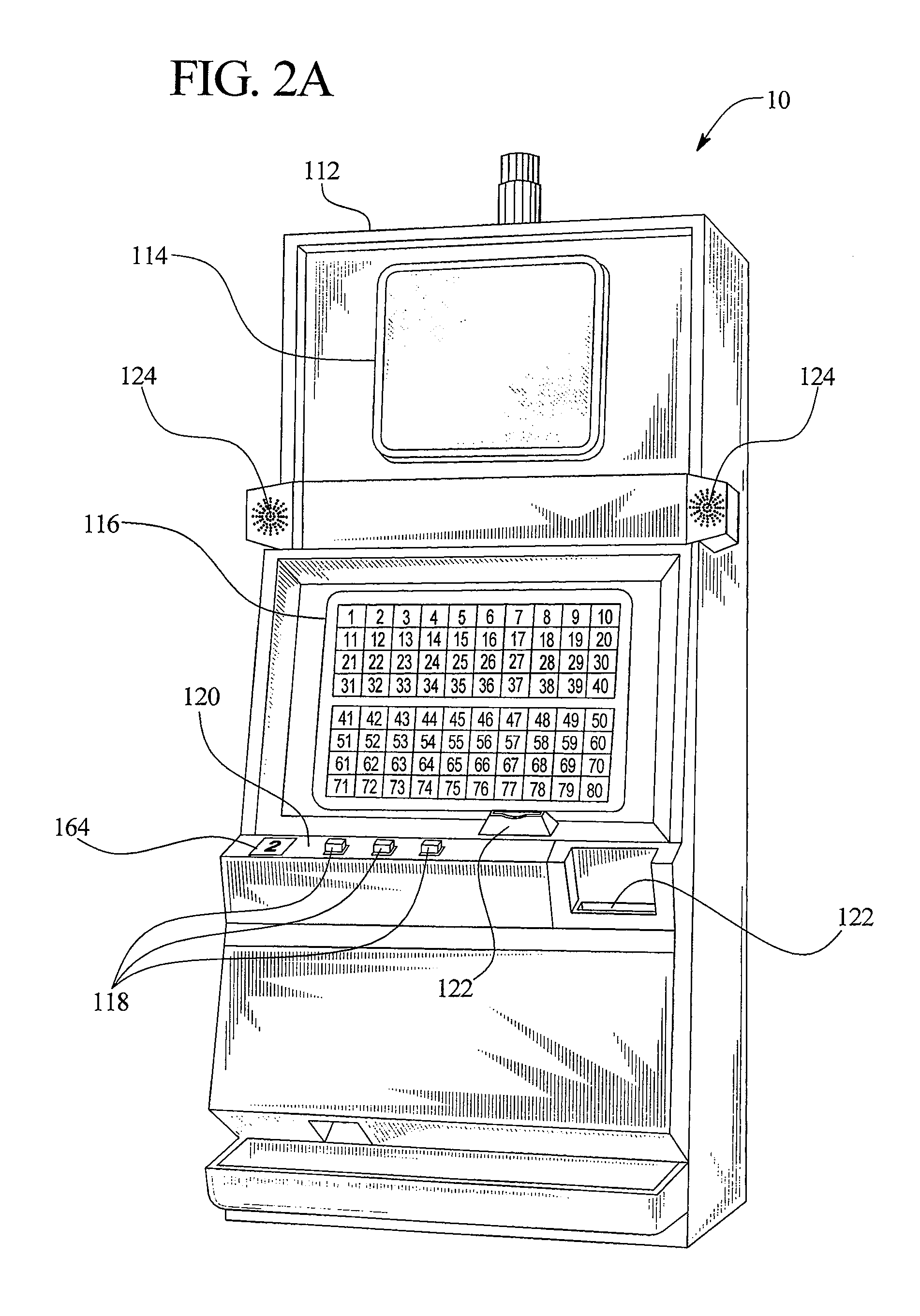 Central determination gaming system with a keno game