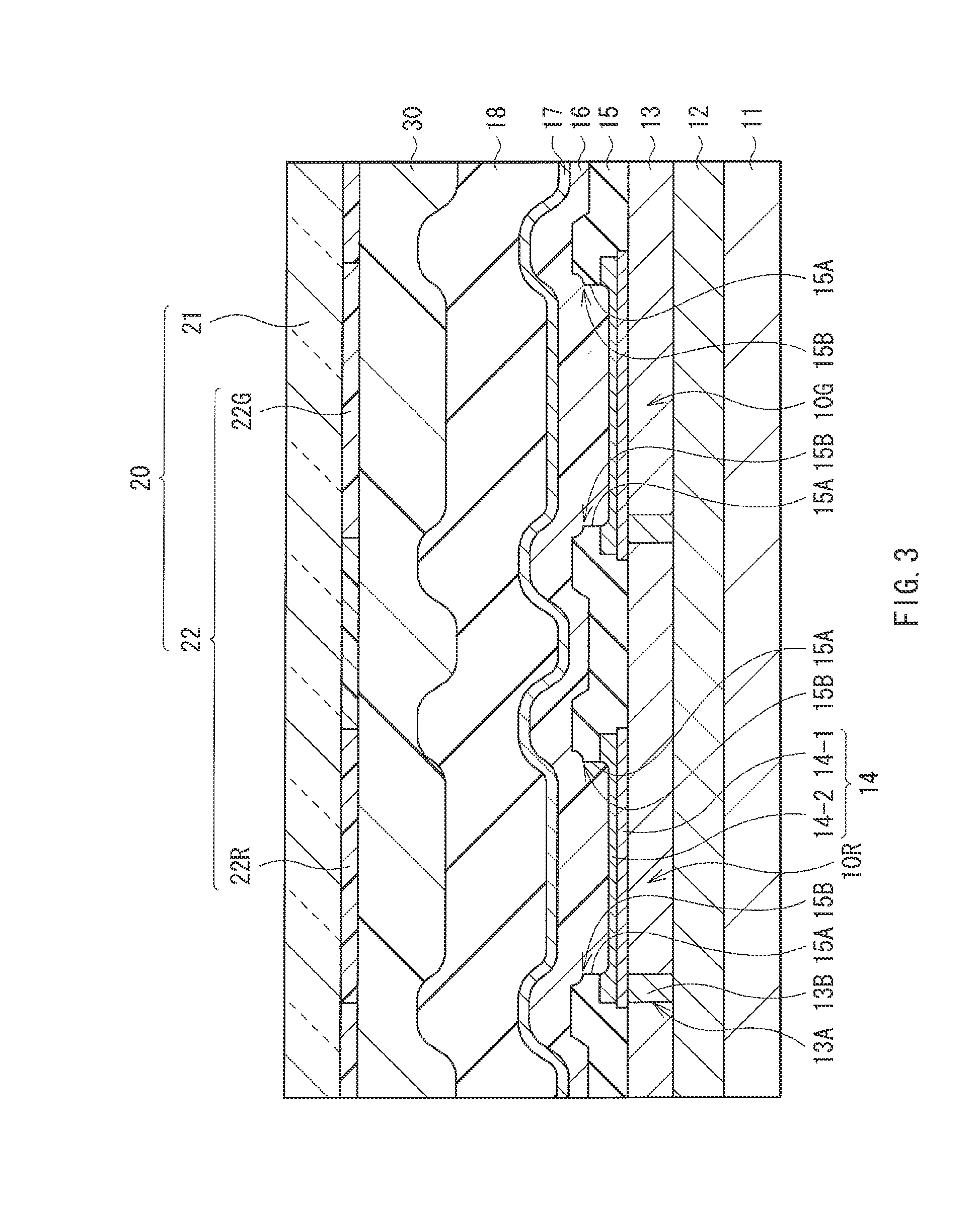 Organic light emitting device and display unit including the same