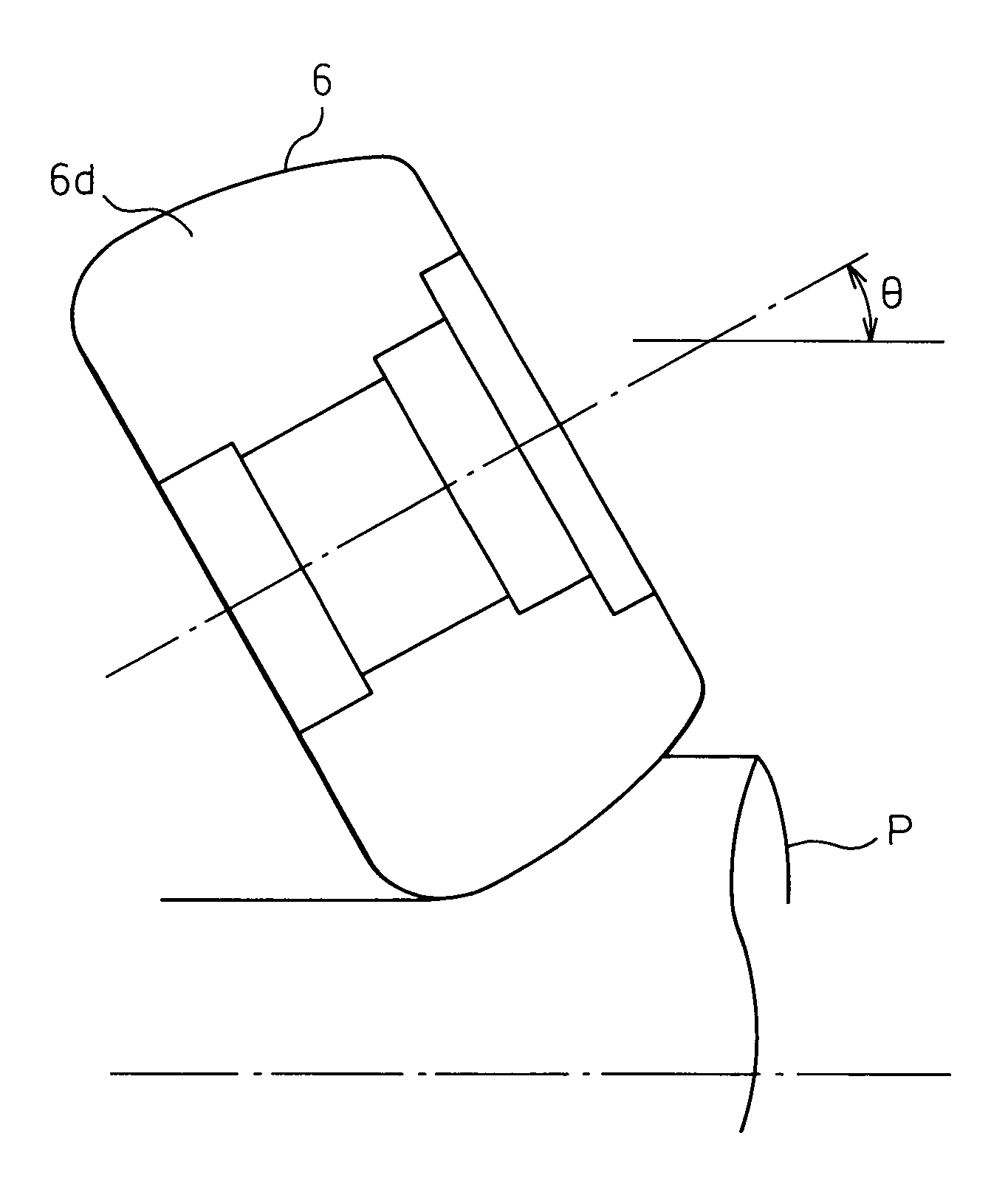 Apparatus and method for production of tapered steel pipe