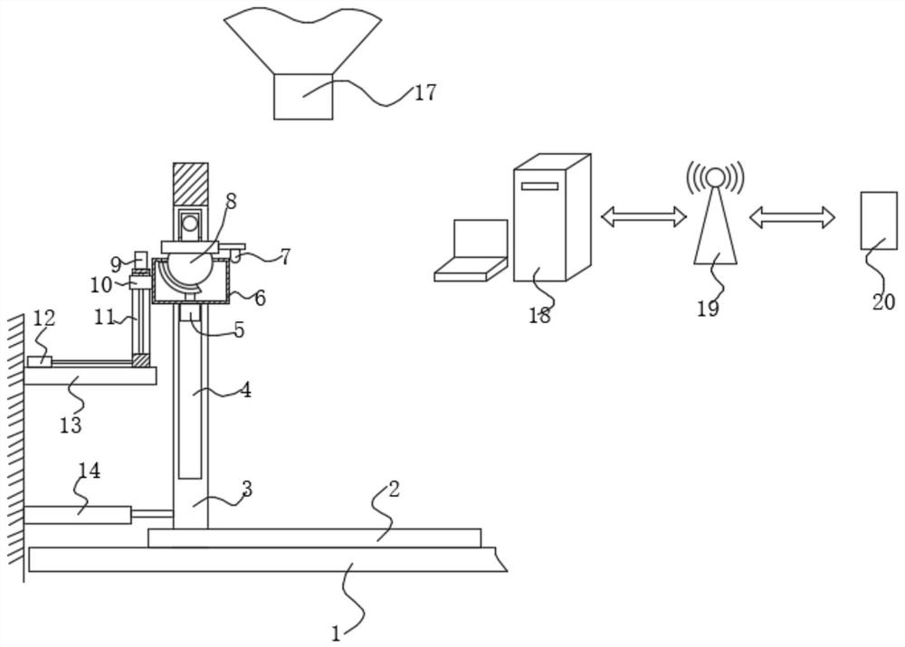 Quantitative loading mobile display wireless operation device