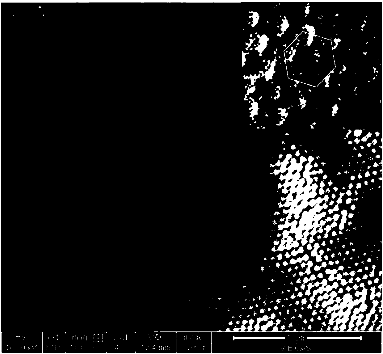 Molecular imprinting photonic crystal detecting card and application