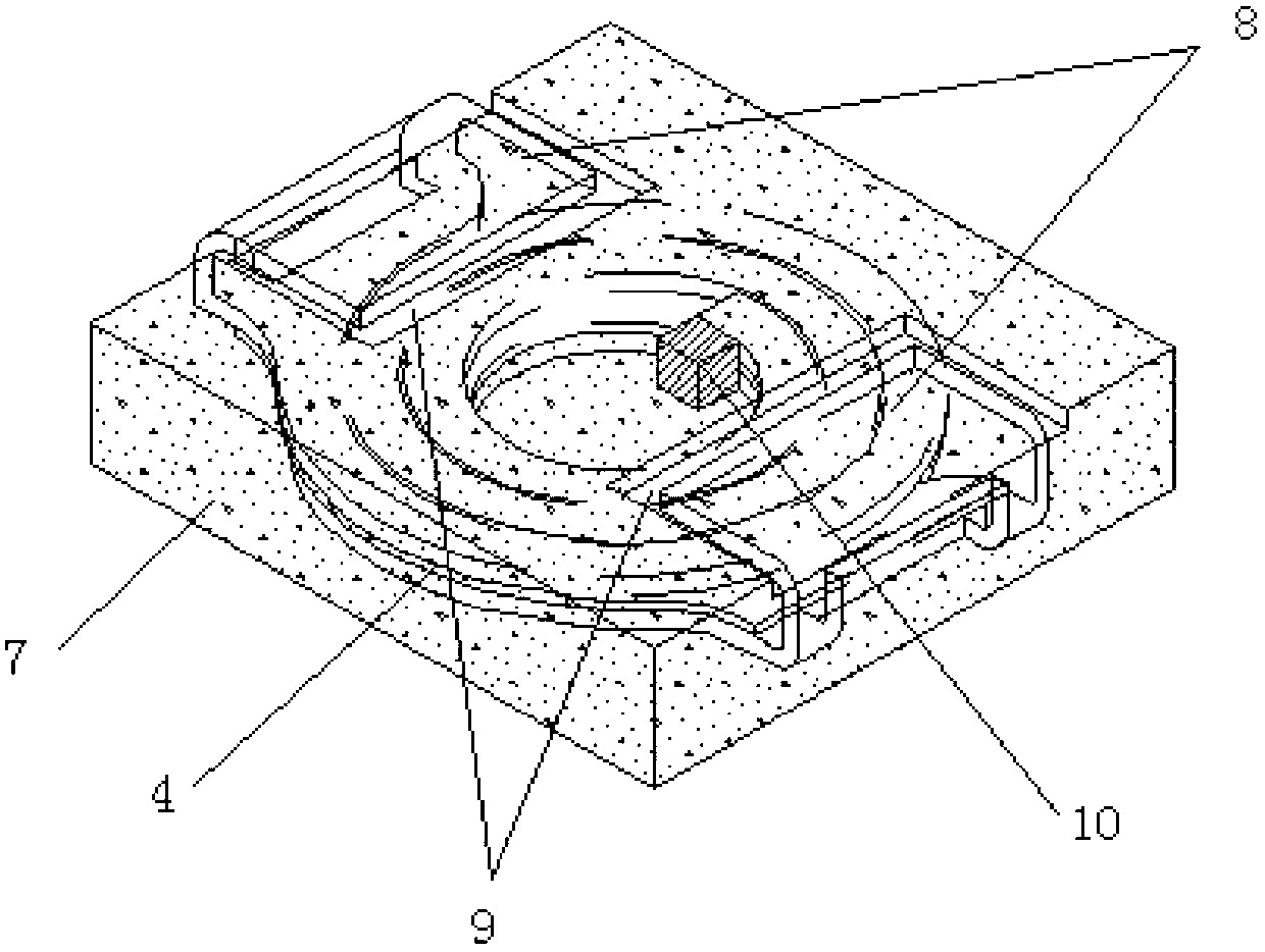 Inductance coil and laser-cutting manufacturing method of inductance coil