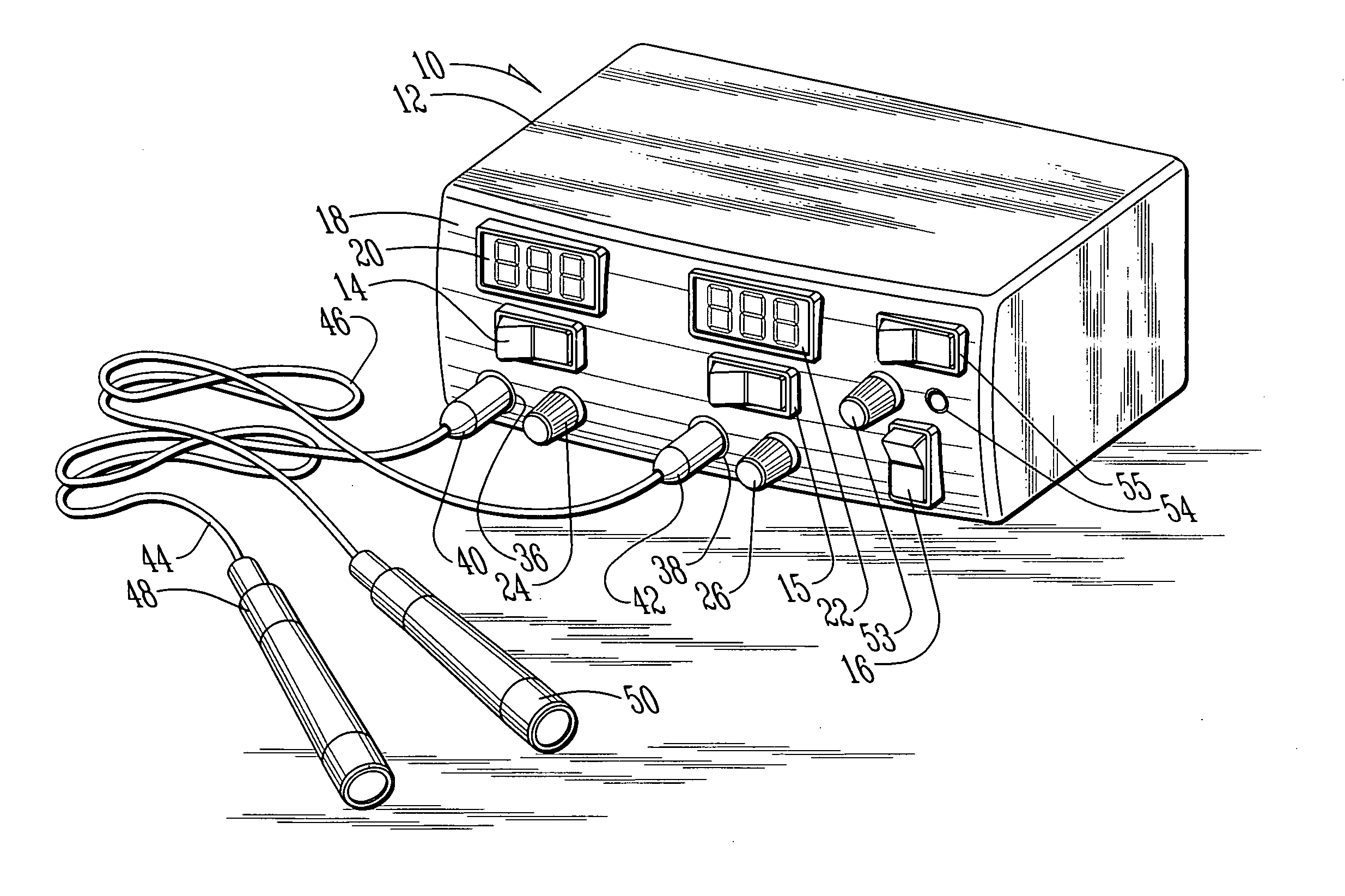 Light reflex testing device