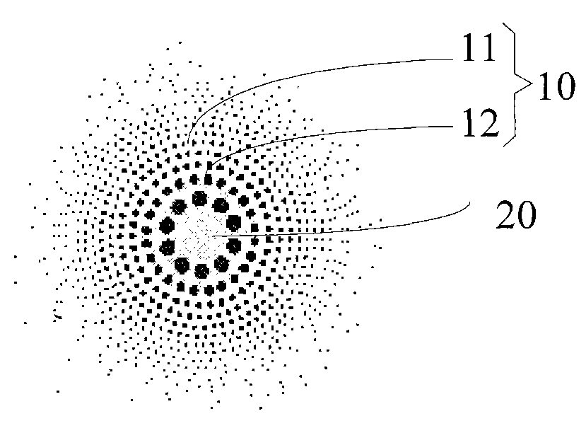 Photon sieve phase contrast objective lens, manufacturing method and imaging method