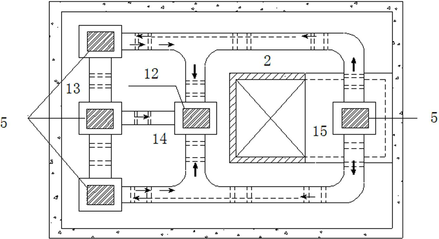 Waste transfer station for urban underground logistics system and transfer method of waste transfer station