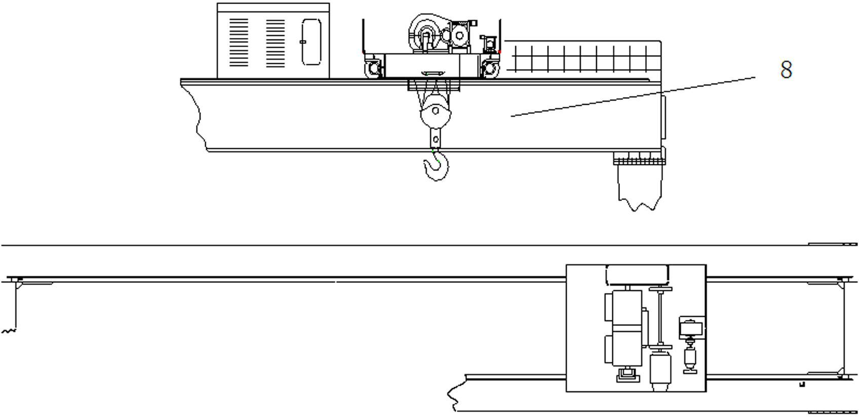 Waste transfer station for urban underground logistics system and transfer method of waste transfer station