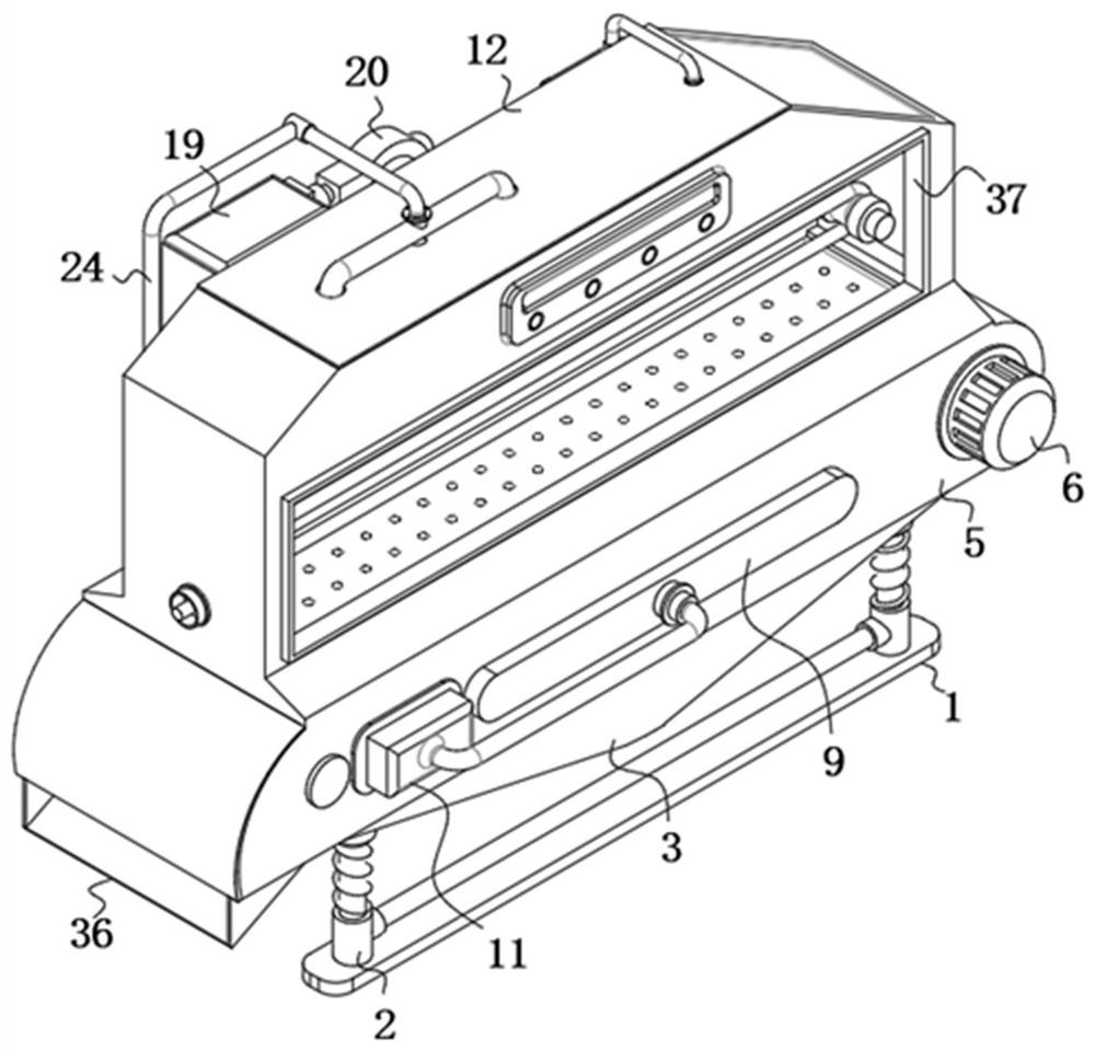 Sand coating device for electrostatic spraying of steel strand and sand coating method of sand coating device