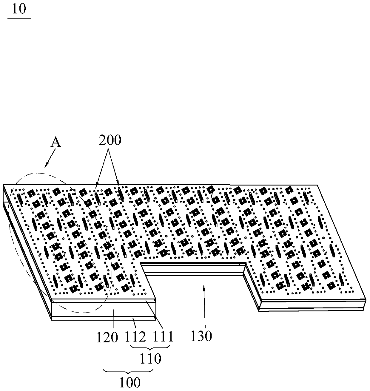 Fuselage conformal phased array antenna