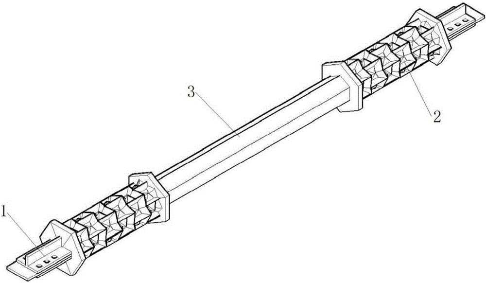 Bending induction support with circumferential double-layer concave type induction unit at end part