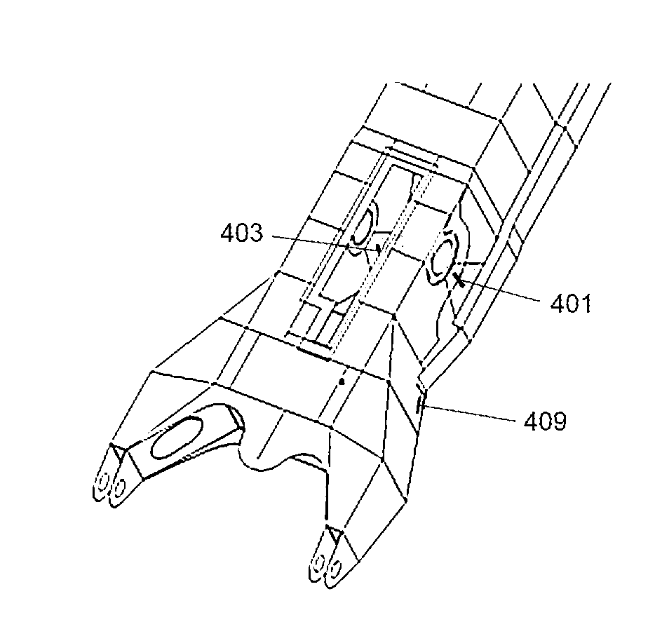 Stress or accumulated damage monitoring system