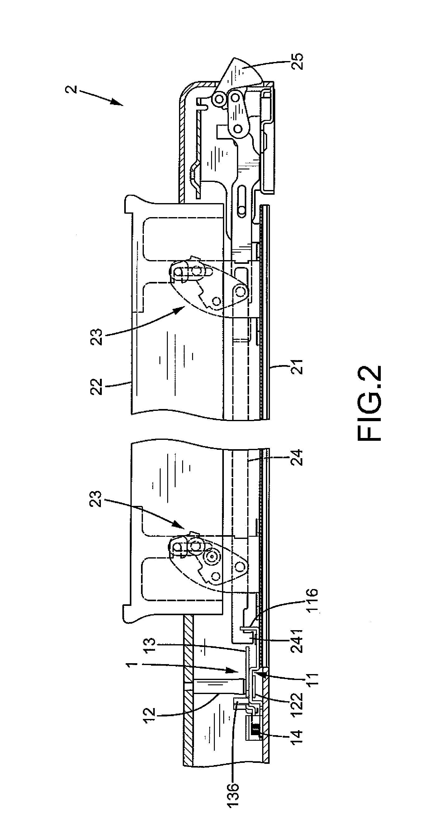 Dogging device for latch assembly